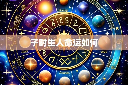 子时生人命运如何