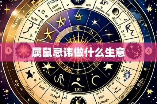 属鼠忌讳做什么生意