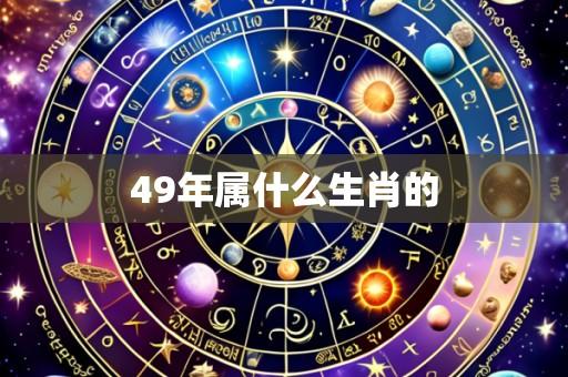 49年属什么生肖的
