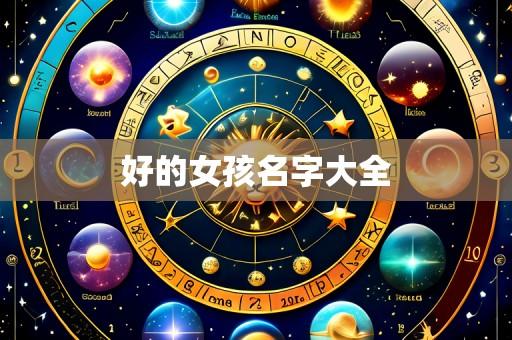 好的女孩名字大全
