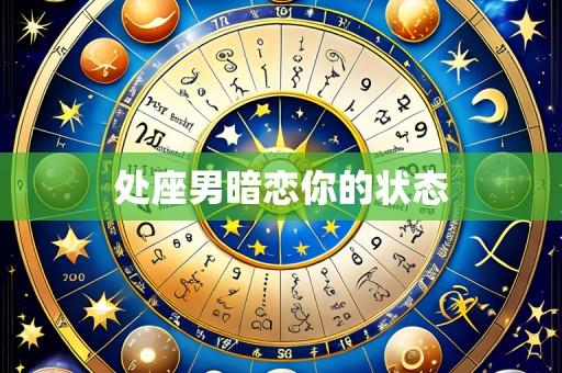 处座男暗恋你的状态