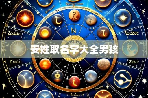 安姓取名字大全男孩