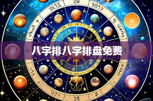 八字排八字排盘免费