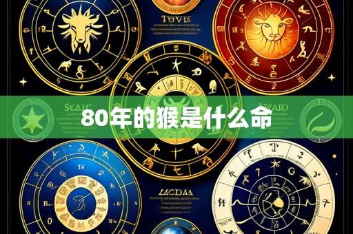 80年的猴是什么命
