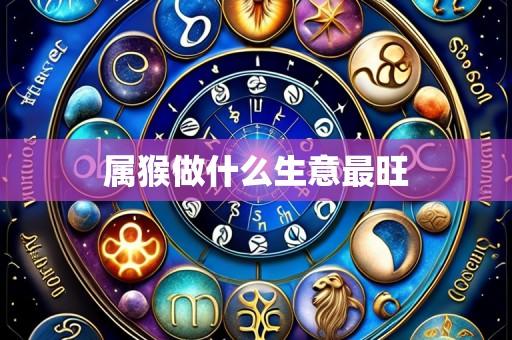 属猴做什么生意最旺
