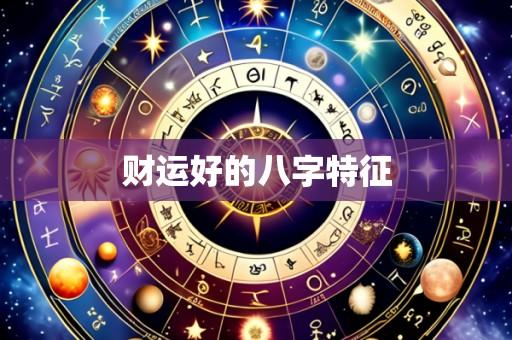 财运好的八字特征