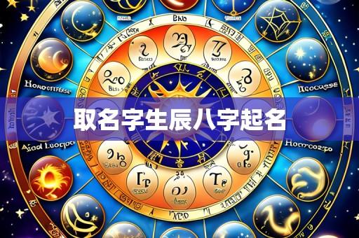 取名字生辰八字起名