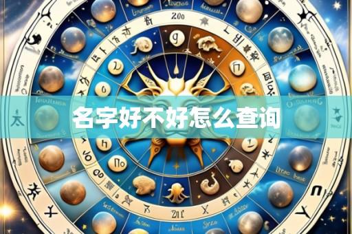 名字好不好怎么查询