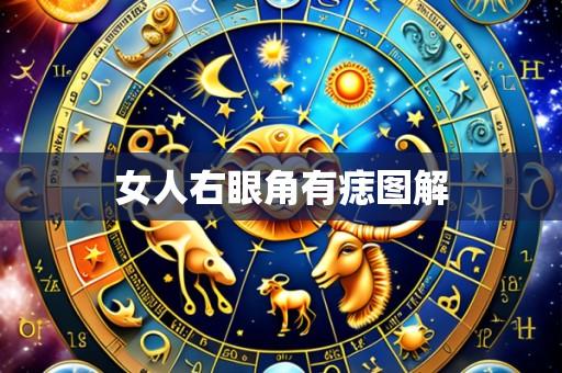 女人右眼角有痣图解