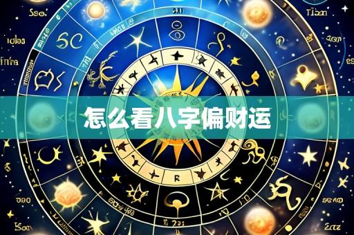 怎么看八字偏财运