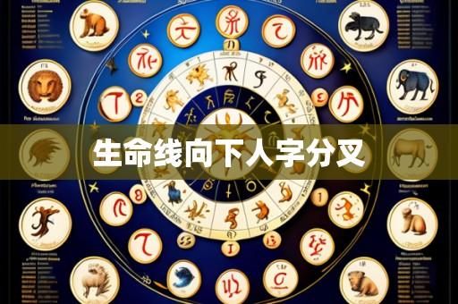 生命线向下人字分叉