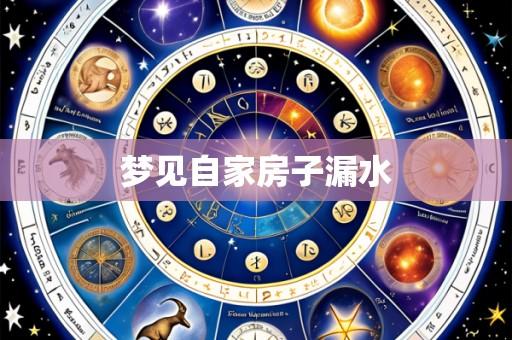 梦见自家房子漏水