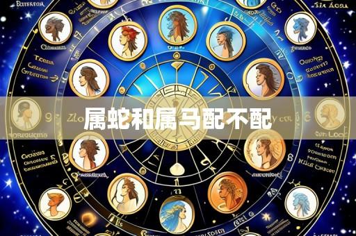 属蛇和属马配不配