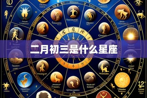 二月初三是什么星座