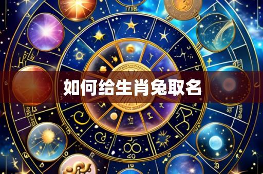 如何给生肖兔取名