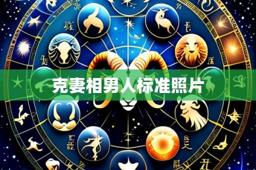克妻相男人标准照片
