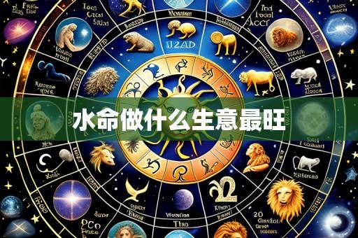 水命做什么生意最旺