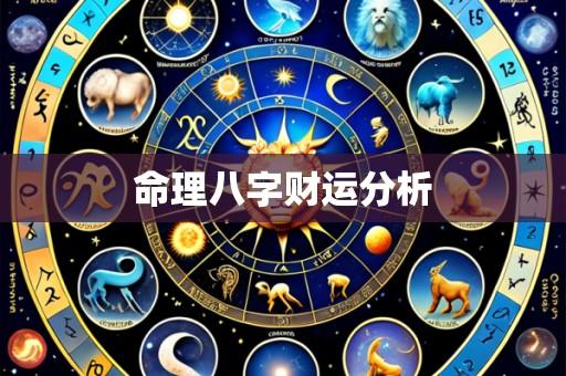 命理八字财运分析
