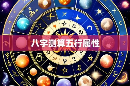 八字测算五行属性