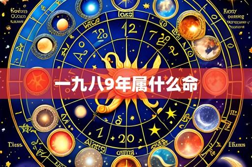 一九八9年属什么命