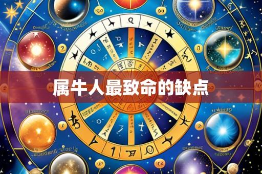 属牛人最致命的缺点