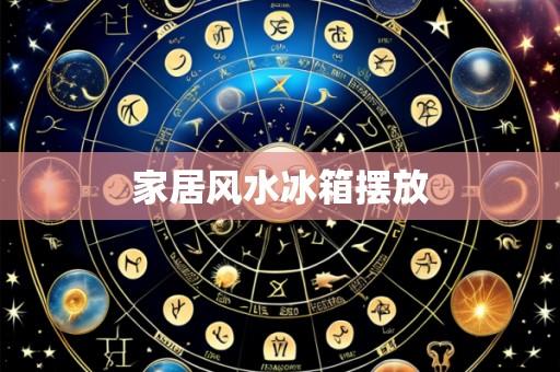 家居风水冰箱摆放