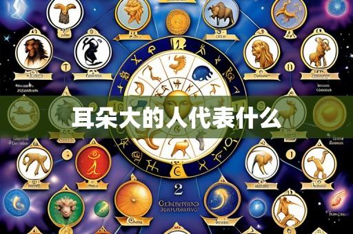 耳朵大的人代表什么