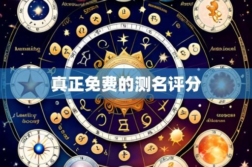 真正免费的测名评分