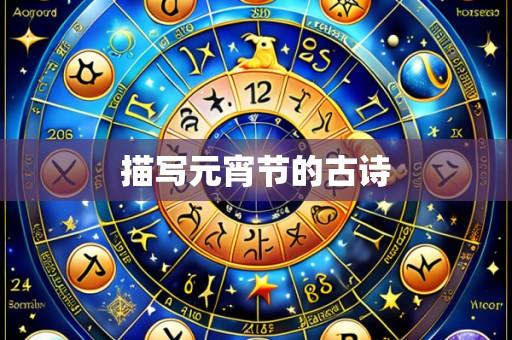 描写元宵节的古诗