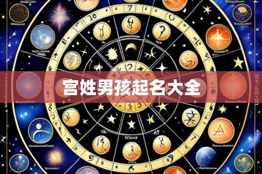 宫姓男孩起名大全