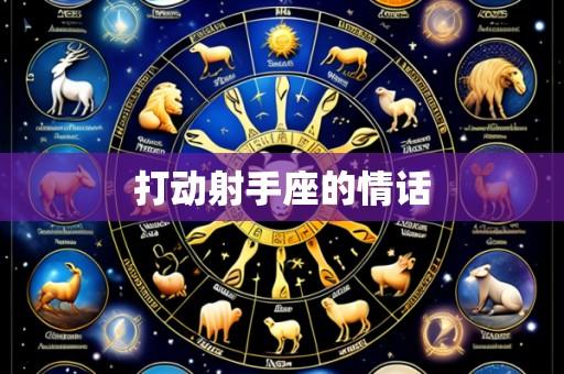 打动射手座的情话