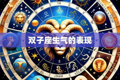 双子座生气的表现