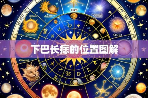 下巴长痣的位置图解