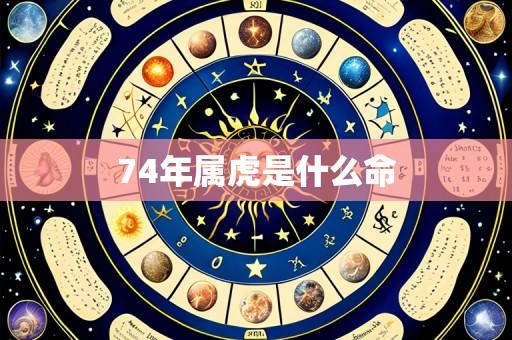 74年属虎是什么命