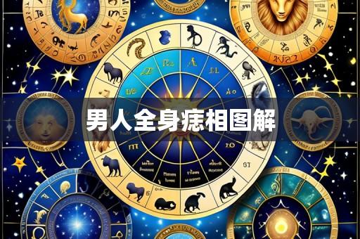 男人全身痣相图解