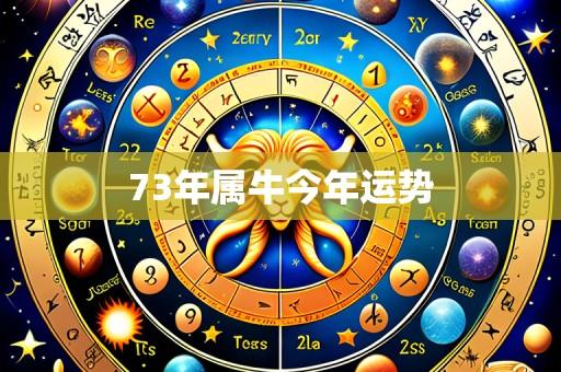 73年属牛今年运势