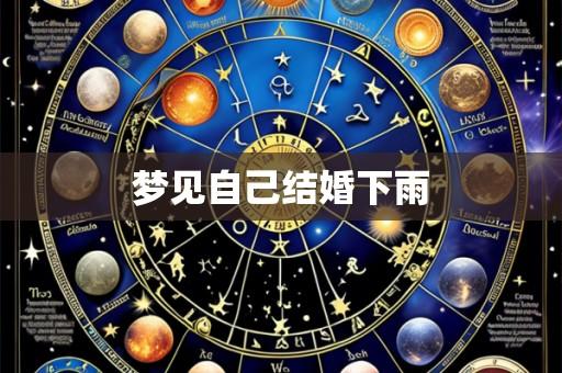 梦见自己结婚下雨