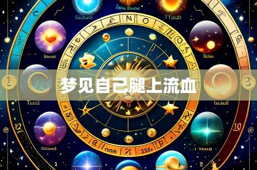 梦见自己腿上流血