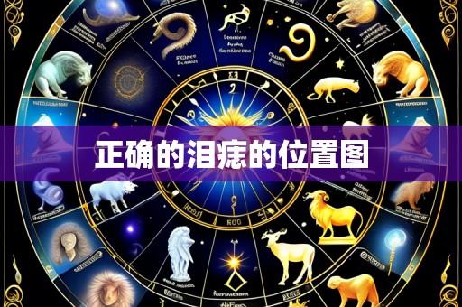 正确的泪痣的位置图