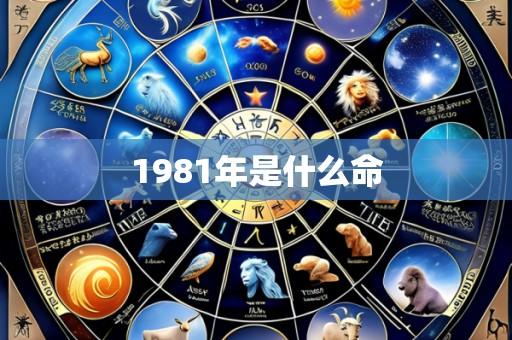 1981年是什么命