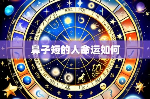鼻子短的人命运如何