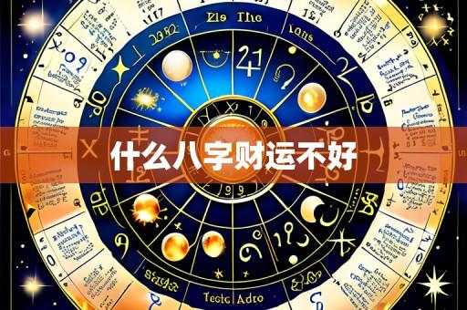 什么八字财运不好