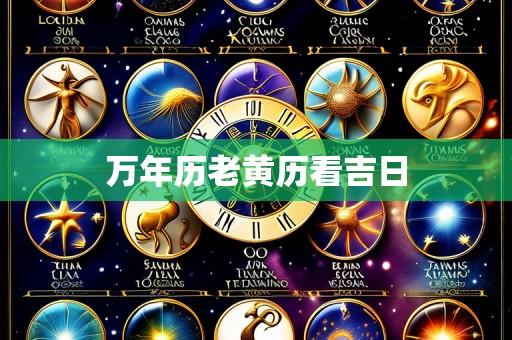 万年历老黄历看吉日