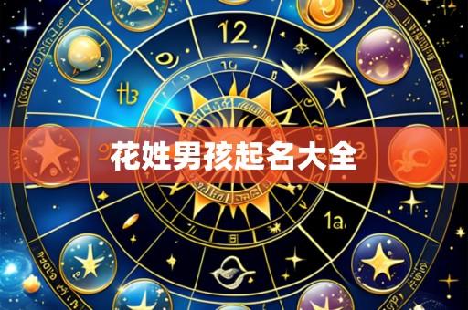 花姓男孩起名大全