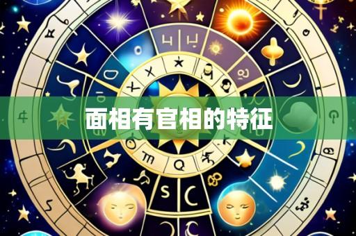 面相有官相的特征