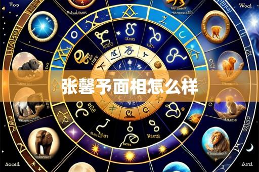 张馨予面相怎么样