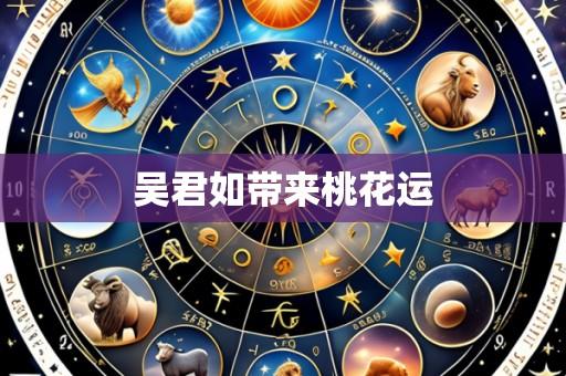 吴君如带来桃花运