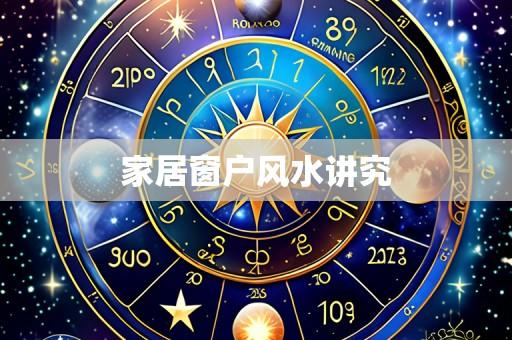 家居窗户风水讲究