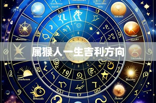 属猴人一生吉利方向