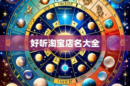 好听淘宝店名大全